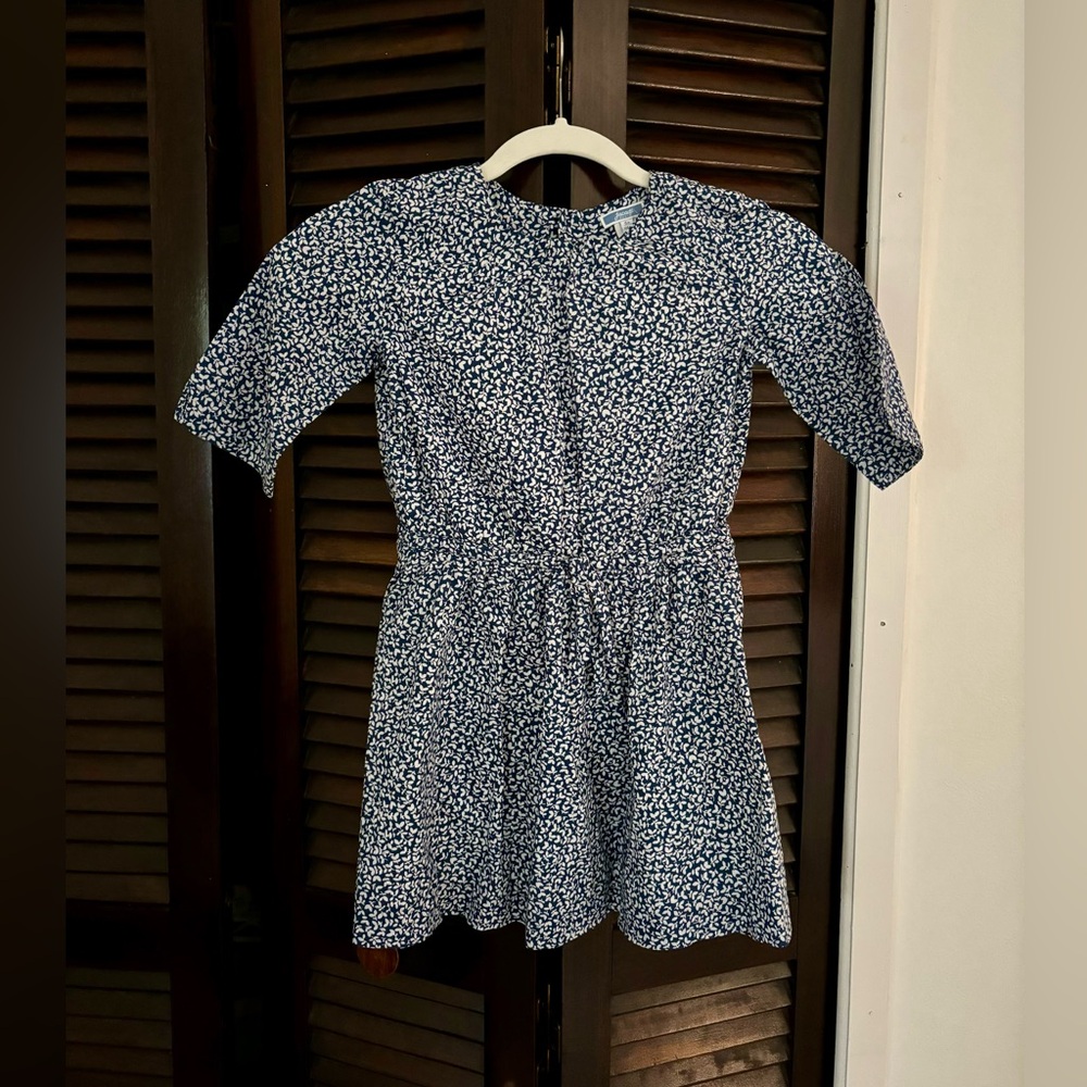 Like new printed Jacadi little girl’s dress size small; 6/7